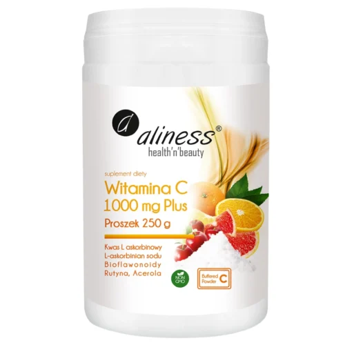 Witamina C 1000 Buforowana Plus Proszek 250g (z miarką)