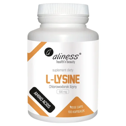 L-Lysine (chlorowodorek) 500 mg x 100 kapsułek Vege