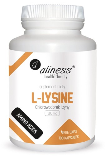 L-Lysine (chlorowodorek) 500 mg x 100 kapsułek Vege