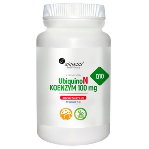 UbiquinoN Naturalny KOENZYM Q10 100mg x 100 Vege caps.