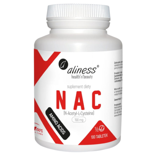 NAC 190 mg  N-Acetyl-L-Cysteine  100 TABLETEK